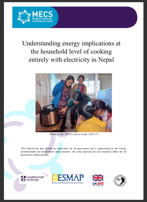 Understanding energy implications at the household level of cooking entirely with electricity in Nepal