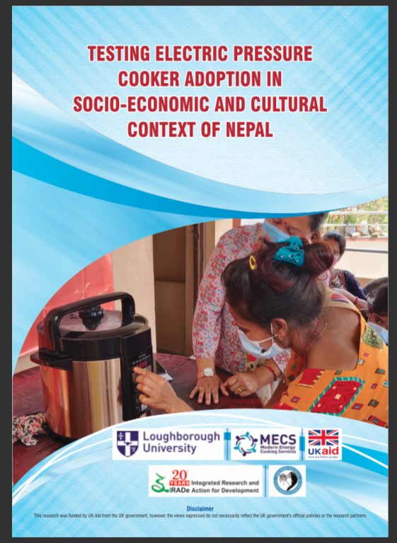 Testing electric cooker adoption in socio-economic and cultural context of Nepal